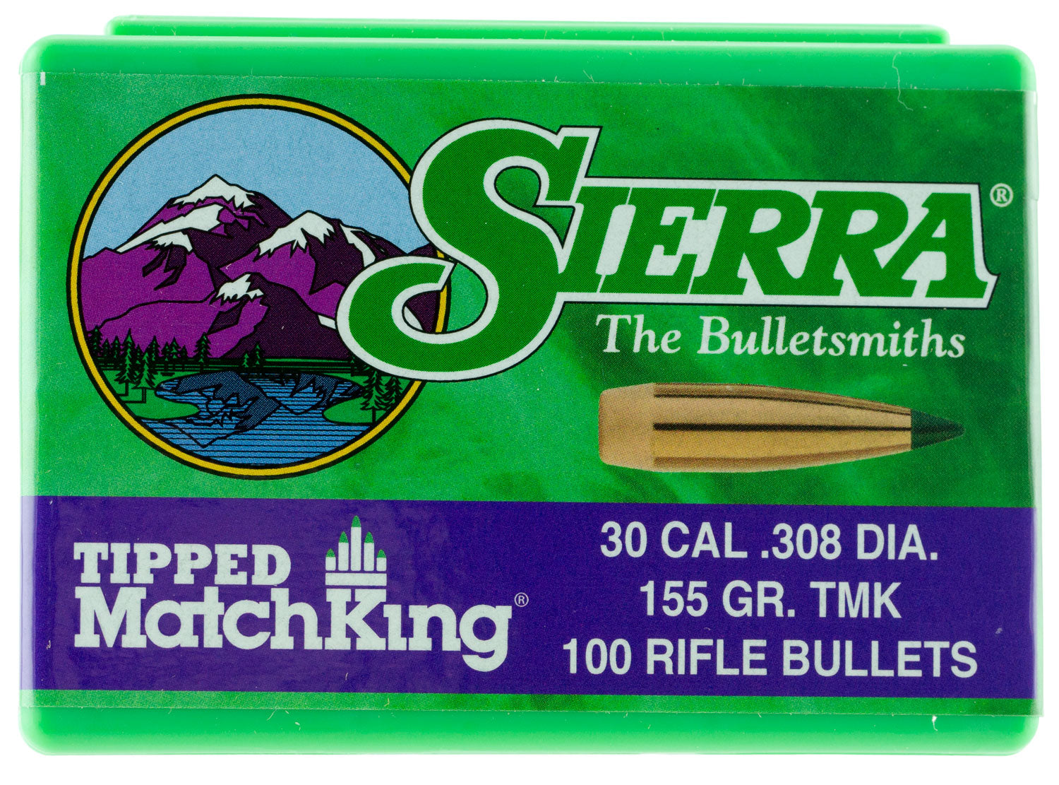 Sierra 7755 Tipped MatchKing 30 Caliber 155 Grain TMK 100/Box