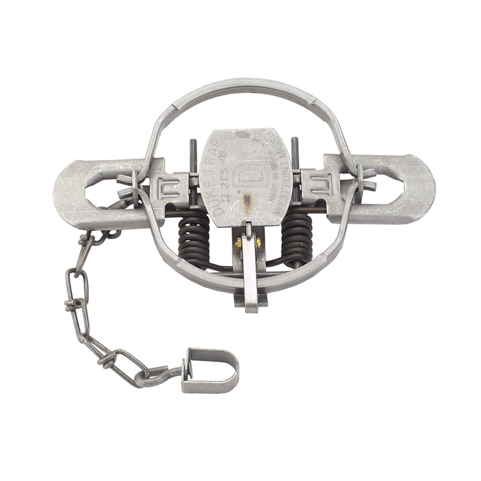 Duke No. 2 Coil Spring Trap with Offset Jaws