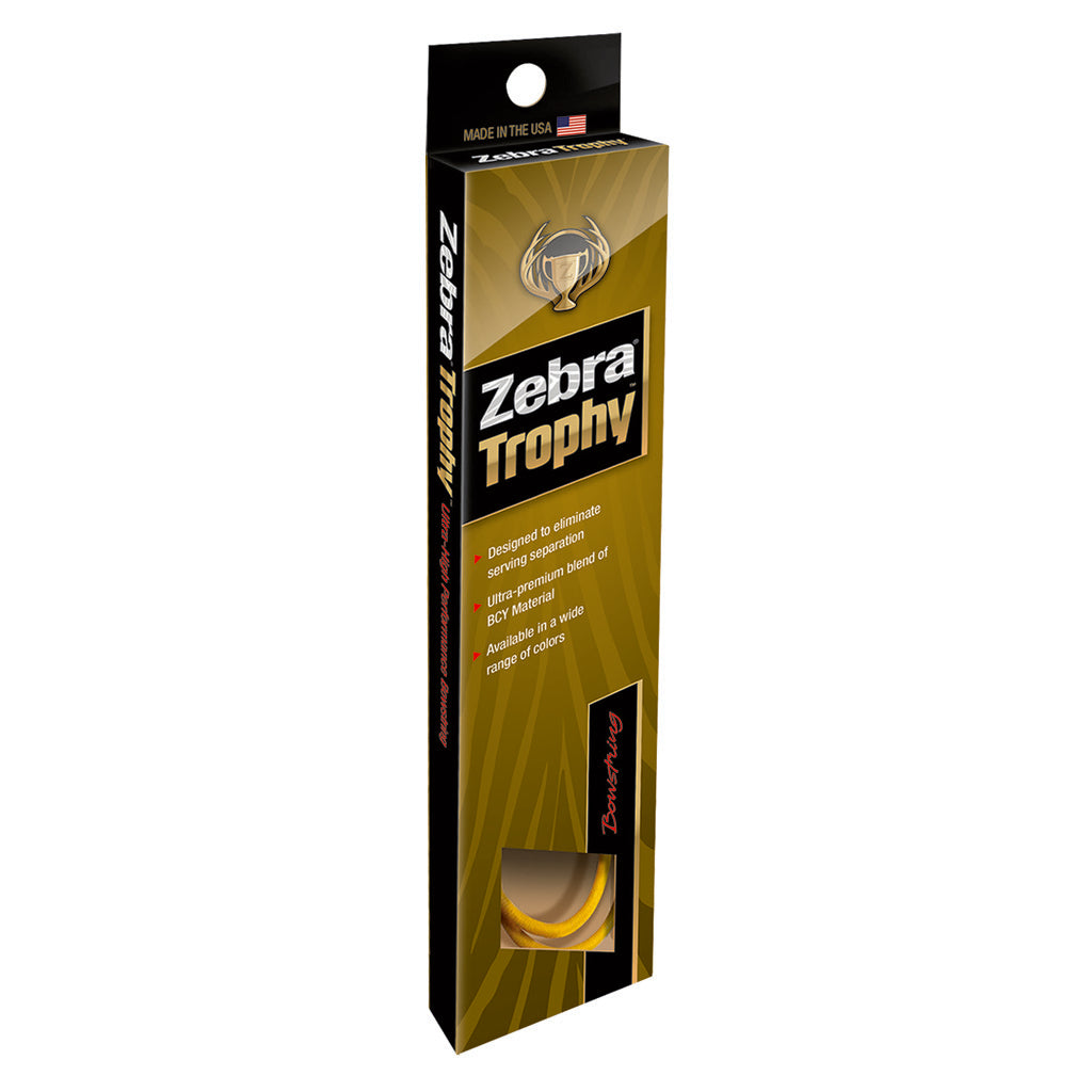 Zebra Hybrid String 53 in. Tan/Black Compound Bow