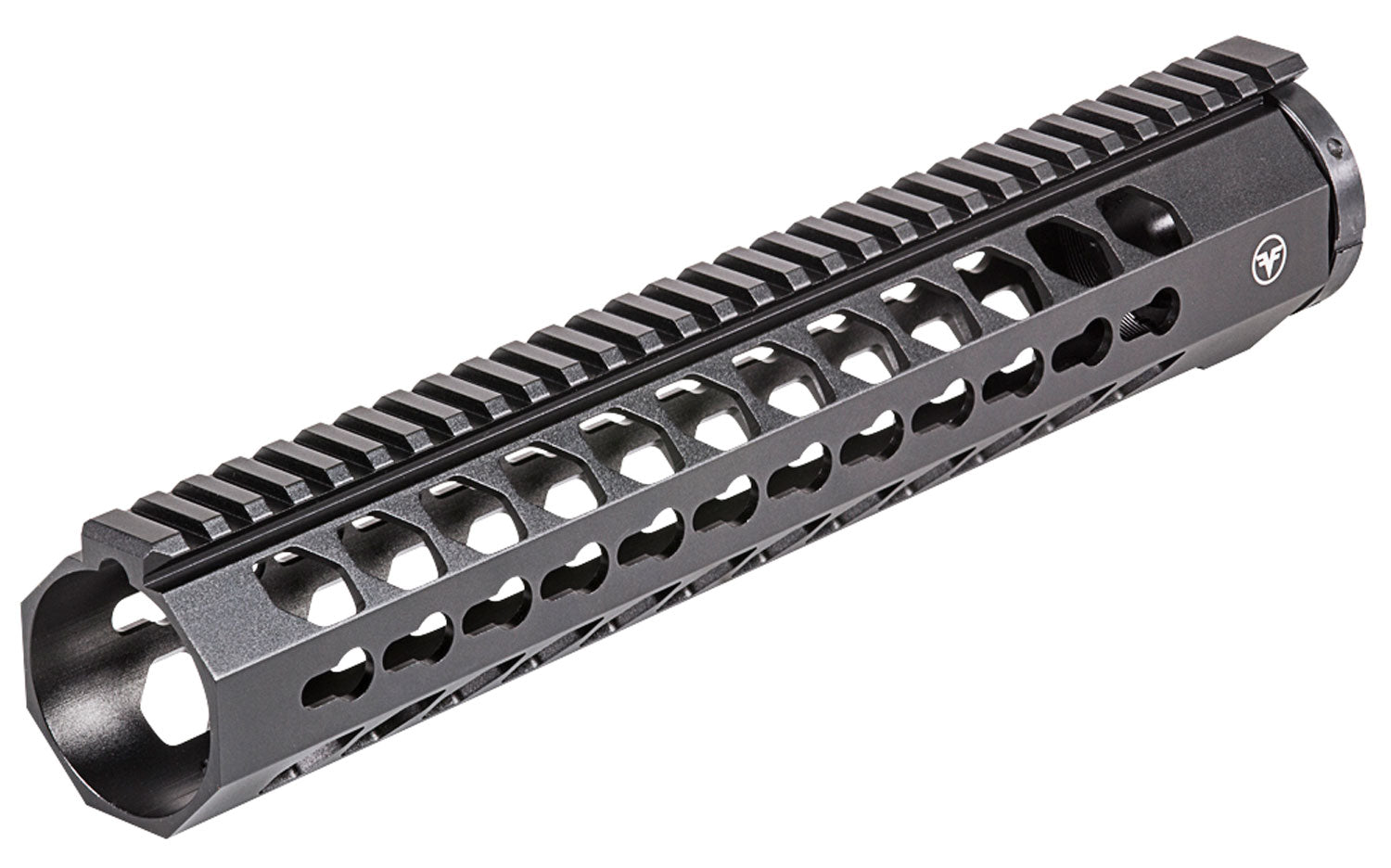 Firefield FF34051 12" KeyMod AR-15 Handguard Black - Skeletonized 6061-T6 Hard-Anodized Aluminum