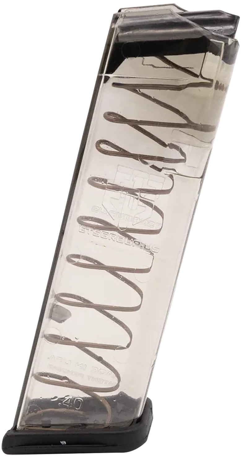 ETS Group 16rd .40 S&W Clear Polymer Glock 22/23/24/27/35 Gen1-4 Pistol Magazine