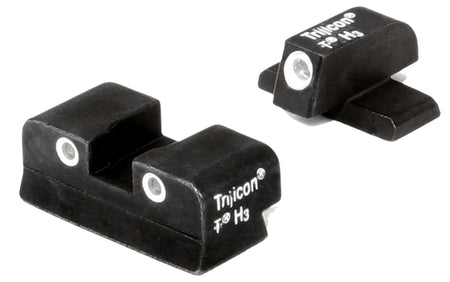 Trijicon 600465 Bright & Tough Night Sight Set Green Tritium - Sig Sauer #6 Front/#8 Rear .40/.45 Pistols