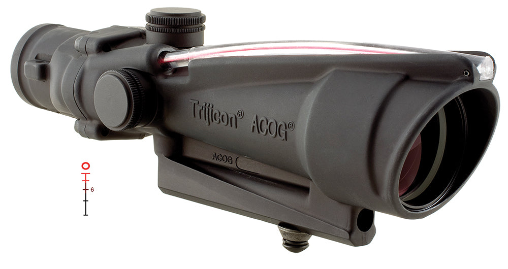 Trijicon 100136 ACOG Black Hardcoat 3.5x35mm Red Donut Illuminated .223/5.56 BDC Riflescope
