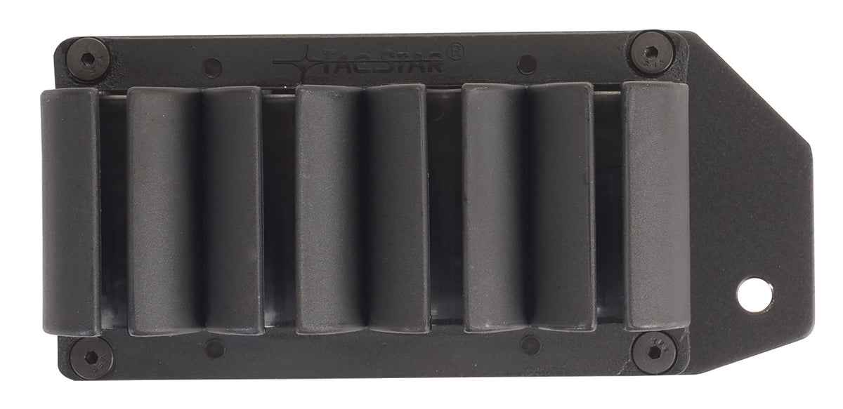 TacStar 1081134 20 Gauge Mossberg 500 SideSaddle 4rd Black Polymer w/Aluminum Plate