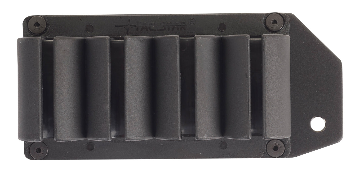 TacStar 1081134 20 Gauge Mossberg 500 SideSaddle 4rd Black Polymer w/Aluminum Plate