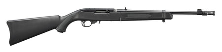 Ruger 32011 10/22 Takedown 22 LR 10+1 16.40" Satin Black Alloy Steel Threaded Barrel & Receiver w/Scope Rail, Black Fixed Synthetic Stock