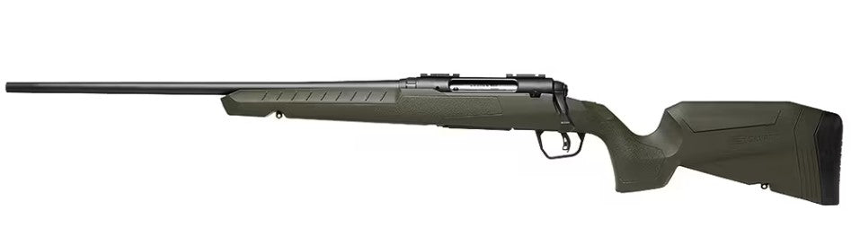 Savage Arms 32132 Axis 2 Compact 350 Legend 4+1 18" Matte Black Heavy Sporter Barrel, Matte Black Drilled & Tapped Carbon Steel Receiver, Fixed OD Green Synthetic Stock, Left Hand