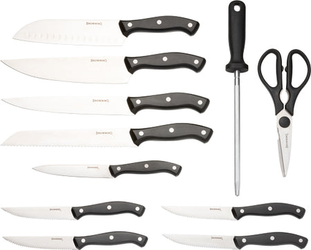 Browning Kitchen Knife and Butcher Block Set