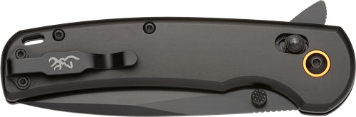 Browning Black D2 Buckmark Crossbar Folding Knife 3.5"