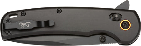 Browning Black D2 Buckmark Crossbar Folding Knife 3.5"