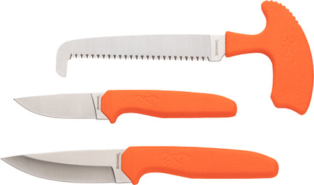 Browning Sharp Ridge 3-Piece Combo Knife Set Nylon Sheath
