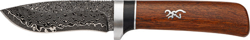 BROWNING KNIFE STORMY PASS 5" FIXED DAMASCUS BLADE BOX*