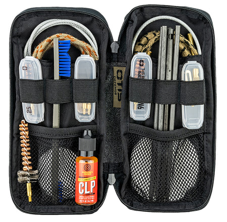 Otis Defender Multi-Caliber Handgun Rifle Cleaning Kit 13pc Black Case