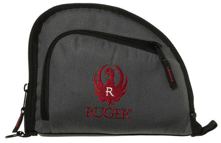 Ruger Auto-Fit 9"x7" Gray Lockable Pistol Case with Accessory Pocket