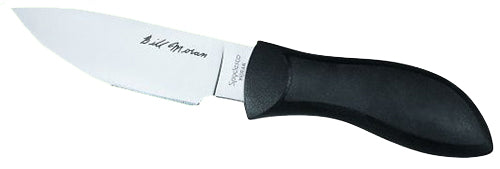 Spyderco FB02P Moran Fixed Knife 3.88" Plain Edge VG-10 Drop Point Blade Black FRN Handle Includes Sheath