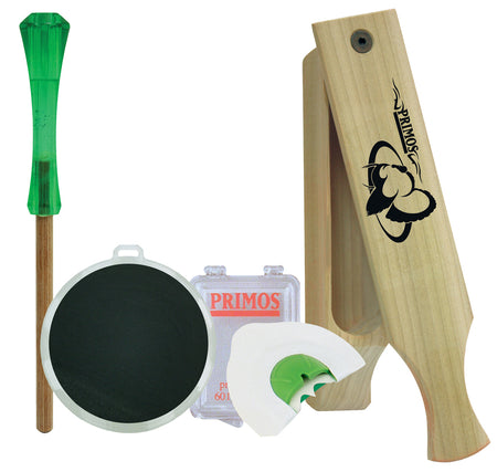 Primos 272 Turkey Hunting Starter Call Pack - 4-Piece Set, Beginners & Advanced