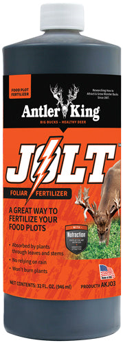 Antler King Jolt Foliar Fertilizer 32oz Bottle 9-17-8 Formula