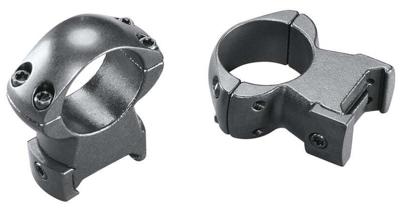Weaver Grand Slam Steel Rings 1 Inch Extra High Black Finish