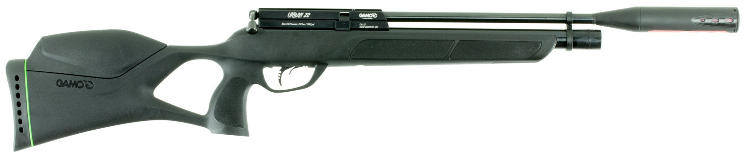 Gamo Urban PCP .22 Cal 10+1 Rifled Steel Barrel CAT Trigger Shock Wave Recoil Pad Synthetic Stock
