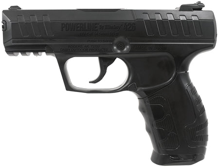 Daisy Powerline 426 .177 CO2 BB Pistol Semi-Automatic Blade Front Sight Black