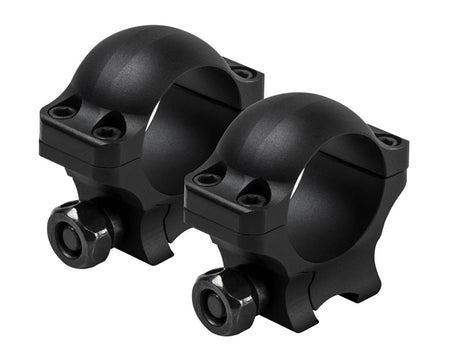 VISM Hunter Rings 1" 3/8" Dovetail Mount - 0.9 Inch Height, Black