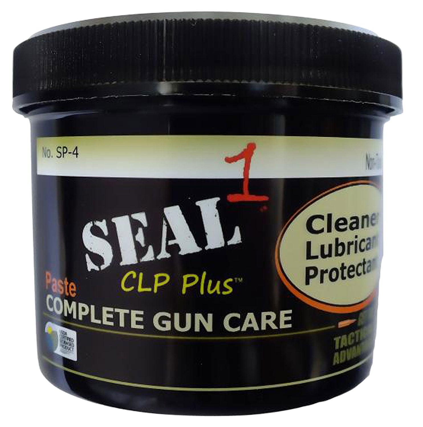 Seal 1 SP4 CLP Plus Paste 4 oz Jar Firearm Cleaner Protectant