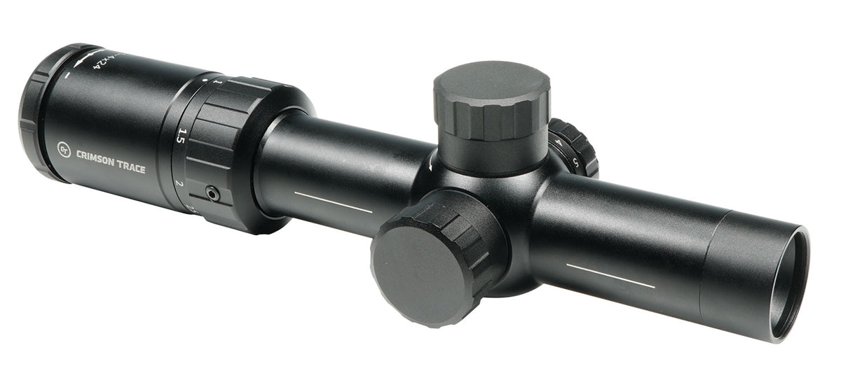 Crimson Trace 2 Series Tactical 1-4x24mm First Focal Plane Red LED Illuminated MOA Scope