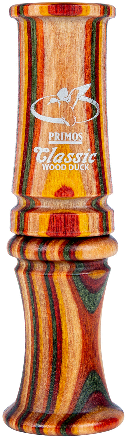 Primos 882 Classic Open Reed Wood Duck Call - Multi-Color Hardwood