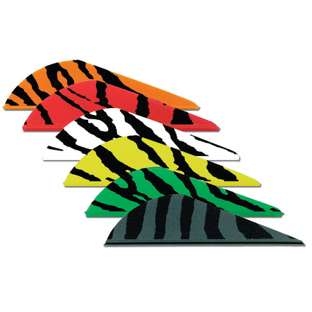 Bohning Blazer Universal Orange Tiger Fletching Vanes 100 pk.