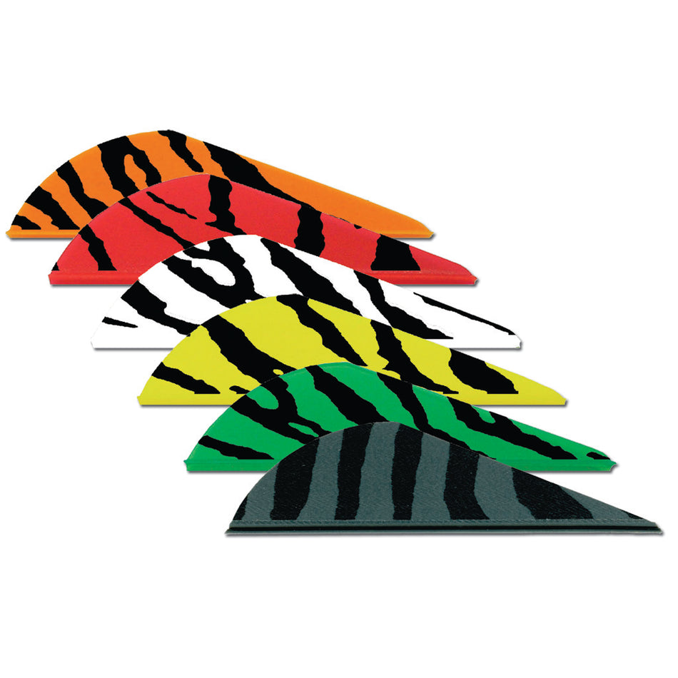 Bohning Blazer Universal Orange Tiger Fletching Vanes 100 pk.
