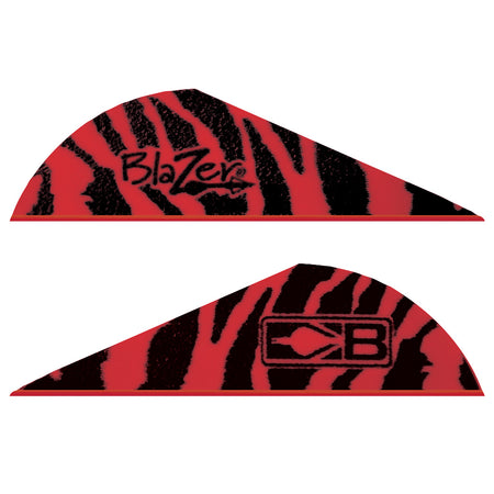 Bohning Blazer Universal Red Tiger Fletching Vanes 100 pk.