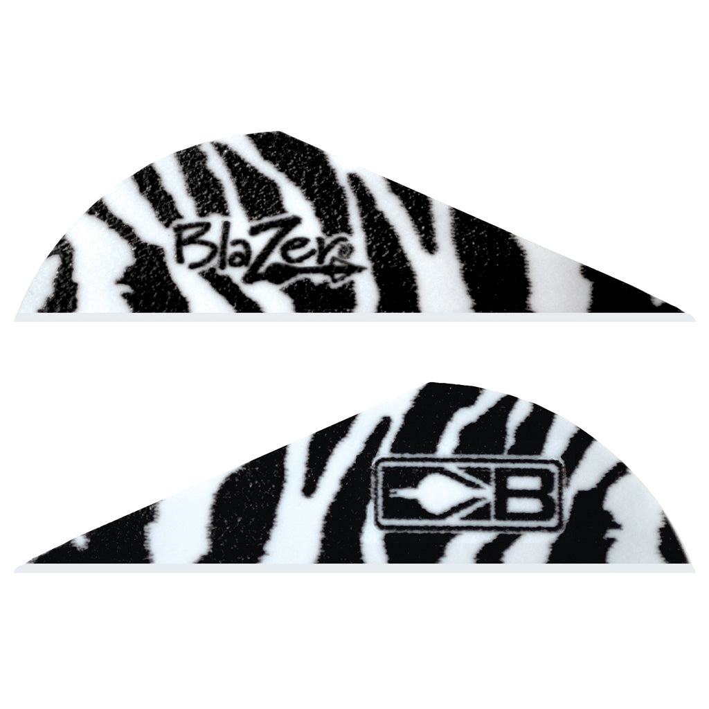 Bohning Blazer Universal White Tiger Fletching Vanes 100 pk.