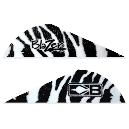 Bohning Blazer Universal White Tiger Fletching Vanes 100 pk.