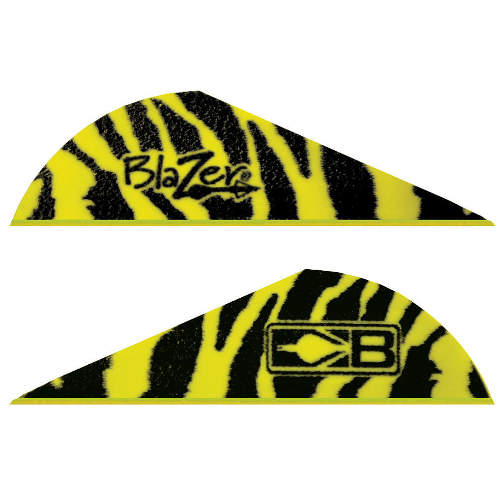 Bohning Blazer Universal Yellow Tiger Fletching Vanes 100 pk.