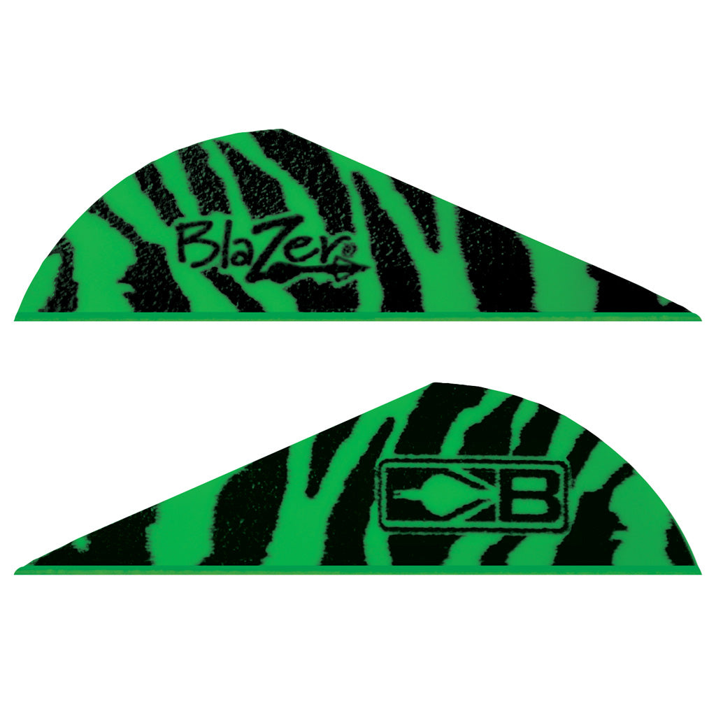 Bohning Blazer Vanes 100 pk. Green Tiger