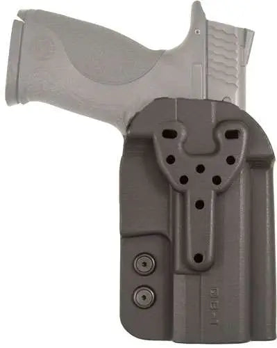 Comp-Tac Black QB OWB Kydex Size 1 Holster for Glock 9/40/357 and Walther PPQ RH