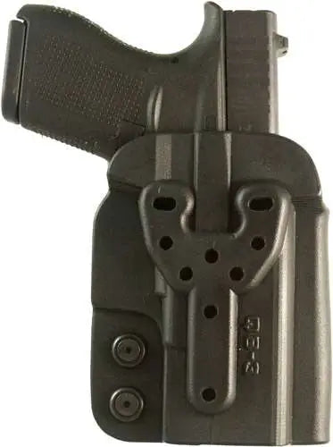 Comp-Tac Black QB OWB Kydex Size 3 Holster Glock 43/XDS/Shield/Walther PPS Right Hand