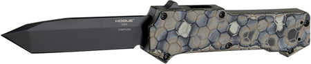 Hogue Compound G-10 Frame OTF Auto Knife G-Mascus FDE 3.5" Tanto