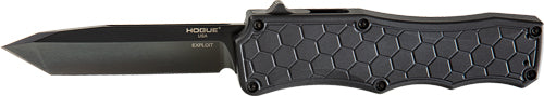 Hogue Exploit 3.5" OTF Auto Knife Tanto Aluminum Matte Black