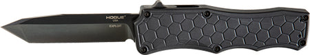 Hogue Exploit 3.5" OTF Auto Knife Tanto Aluminum Matte Black