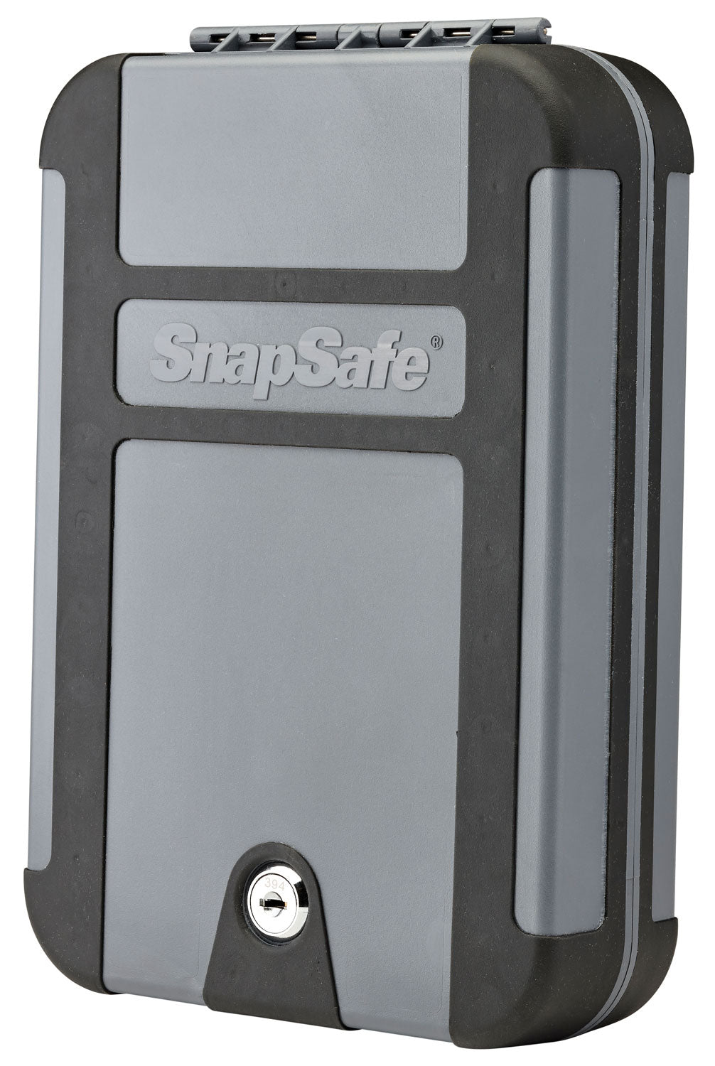 SnapSafe 75212 TrekLite XL Impact-Resistant Polycarbonate Lock Box Gray Key Lock