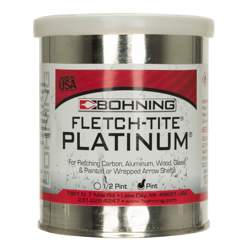 Bohning Fletch-Tite Platinum 1 pt. Fletching Cement
