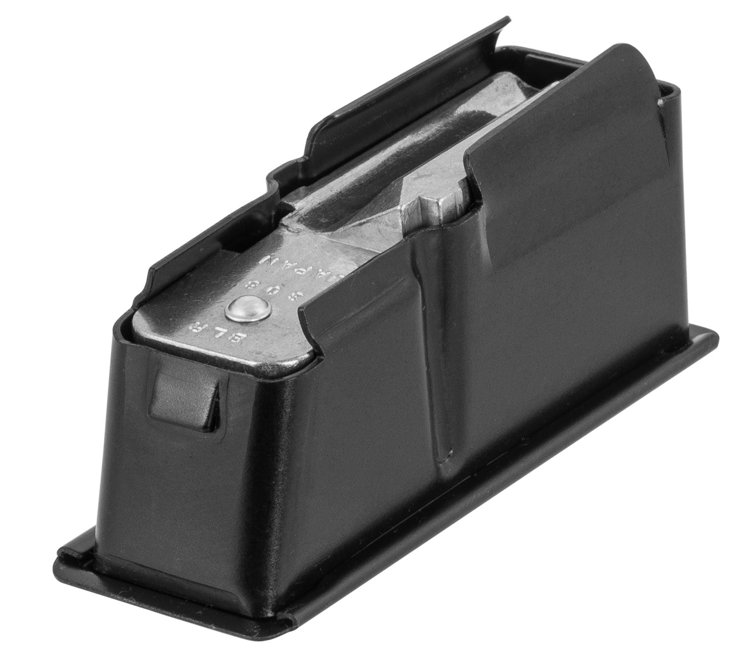 Browning 112026012 BLR Short/Long Action 308 Win 4-Round Double Stack Magazine Black Steel