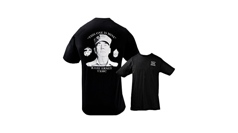 Glock Ermey Gunny Graphic T-Shirt XXX-Large Black