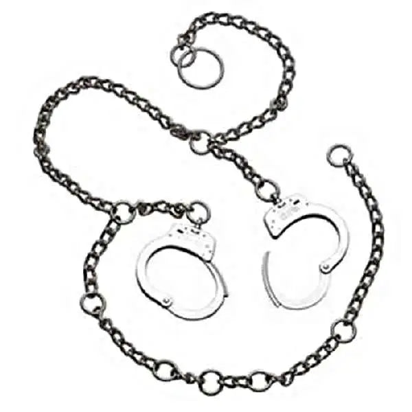 S&W Model 1800 Belly Chain Restraint with Cuffs Nickel