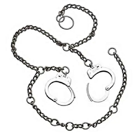 S&W Model 1800 Belly Chain Restraint with Cuffs Nickel
