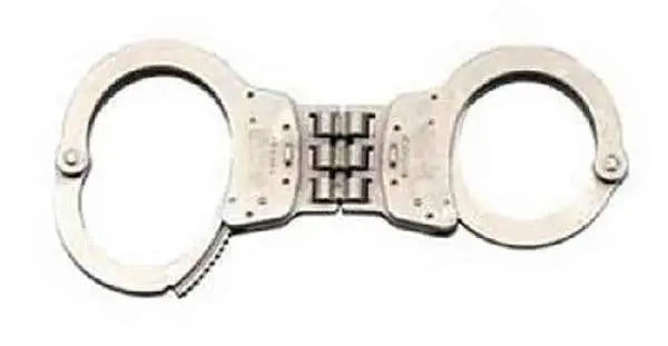S&W 300P Push-Pin Standard Hinged Handcuffs - Nickel