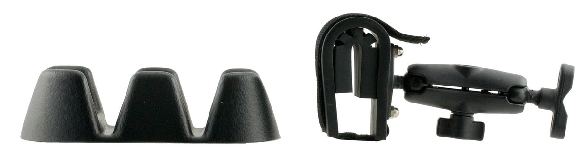 Rugged Gear 15502 Metal Swing Arm Gun and Bow Holder Black