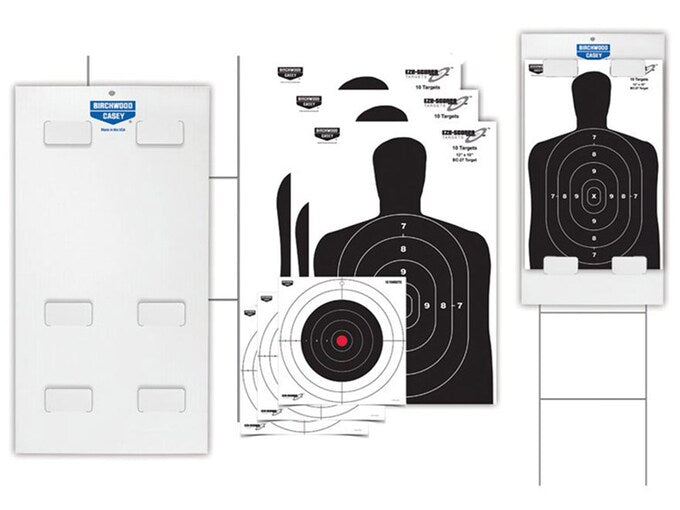 Birchwood Casey EZE-Scorer Tab-Lock Sharpshooter Assorted Paper Targets