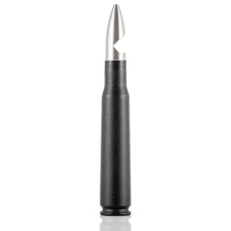 2 Monkey Trading 50 Caliber BMG Shark Design Bottle Opener Black